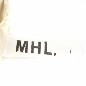 MHL. 19SS FINE COMPACT COTTON POPLIN パンツ ボタンフライ 1 S ベージュ