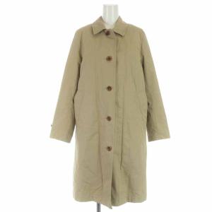 ステンカラーコート ロング ダウンライナー付き 0 ベージュ