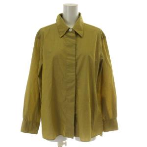 20AW ブラウス シャツ 長袖 コットン 1 イエロー