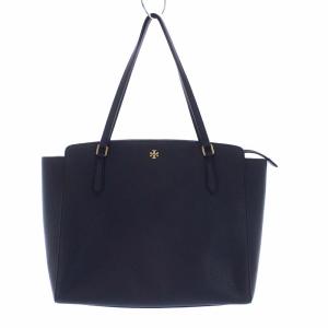 EMERSON トートバッグ ショルダーバッグ レザー ダークネイビー