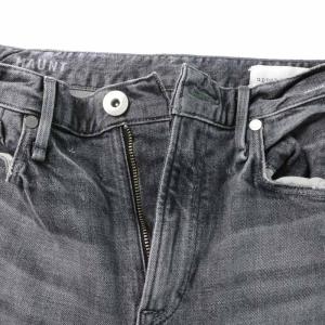 upper hights EIGHTY'S LONG PANTS デニムパンツ ジーンズ ロング USED加工 25 XS グレー