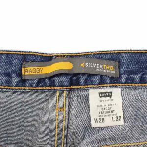 Levi's シルバータブ BAGGY デニムパンツ W28 青