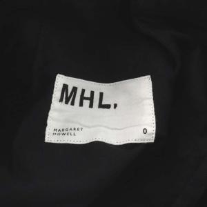 MHL. 21SS WASHED COTTON DRILL ワイドパンツ ボタンフライ 0 ダークグリーン