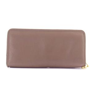 LOEWE ヘリテージ ナッパレザー 長財布 小銭入れ ラウンドファスナー ピンク