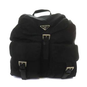 BZ677 RV44 F0002トライアングルロゴ リュックサック ナイロン 黒