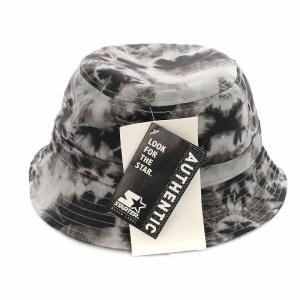 Marcelo Burlon STARTER別注 CROSS TIE DYE BUCKET 帽子 バケットハット タイダイ OSFM グレー