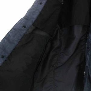 C.P. COMPANY ミリタリージャケット ミドル丈 スタンドカラー ナイロン 50 ネイビー