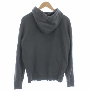 SAINT LAURENT PARIS MALIBU パーカー プルオーバー 長袖 プリント グレー