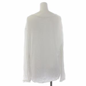 Plage 20AW High Twist Sheer Long Tシャツ カットソー クルーネック F ホワイト