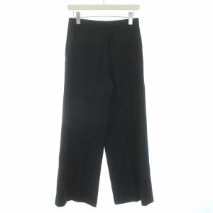Plage 21AW Flannel wide パンツ ワイドパンツ ウール混 36 ブラック