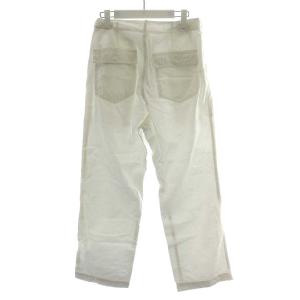 Plage 22SS Softベイカーパンツ ワイドパンツ ジッパーフライ コットン 36 S 白 ホワイト 22030922113020