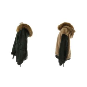 Grace Class 19AW MA-1 ブルゾン 中綿ジャケット ミリタリージャケット ラクーンファー リバーシブル 36