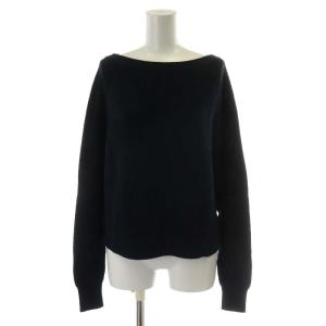 18SS CASHCOTTON BETHANY ニット セーター 長袖 コットン S ネイビー