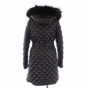 TATRAS DEADIA キルティングダウンコート ラクーンファー 2 茶