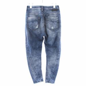 DIESEL FAYZA-NE デニムパンツ ジーンズ スキニーパンツ スリム ジップフライ ダメージ加工 ウォッシュ加工 W23 S インディゴ