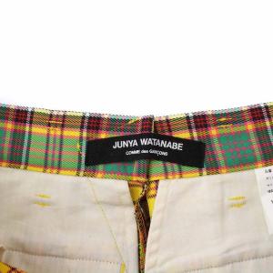 JUNYA WATANABE 20SS サルエルパンツ ワイド チェック S マルチカラー