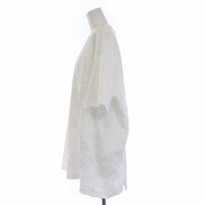 JUNYA WATANABE コムデギャルソン 20SS シワ加工 半袖 Tシャツ カットソー オーバーサイズ M 白 ホワイト JE-T029