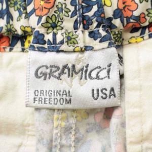 GRAMiCCi フラワー ニューナロー ショーツ ショートパンツ ジップフライ 花柄 M マルチカラー GMP-15S004