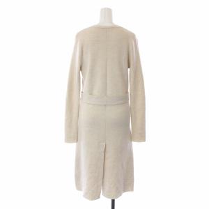 EPOCA 19AW カーディガン ニット ロング ウール 長袖 40 アイボリー