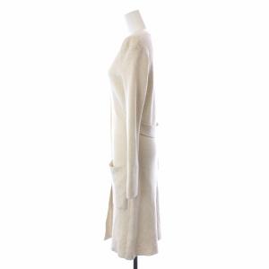 EPOCA 19AW カーディガン ニット ロング ウール 長袖 40 アイボリー