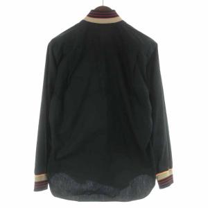 COMME des GARCONS SHIRT カジュアルシャツ コットン ポケット 長袖 XS ブラック