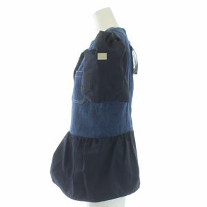 BORDERS at BALCONY BD2221-3C-07 22AW MIX＆MATCH DENIM TOP INDIGO 38 紺