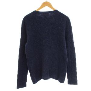POLO RALPH LAUREN ニット ウール セーター 長袖 M ネイビー 紺