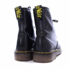 Dr.Martens 英国製 BLACK SMOOTH 8 EYELET BOOT ショートブーツ レザー ブラック