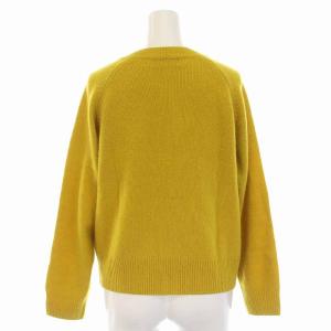 MARGARET HOWELL 2018AW カーディガン ニット ウール カシミヤ 長袖 2 イエロー