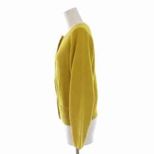 MARGARET HOWELL 2018AW カーディガン ニット ウール カシミヤ 長袖 2 イエロー