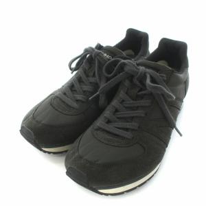 MARGARET HOWELL MIZUNO M-LINE スニーカー スエード US5.5 ブラック