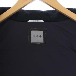 TATRAS DRAGO ダウンベスト フード ウール カシミヤ混 01 ネイビー MTA13A4101