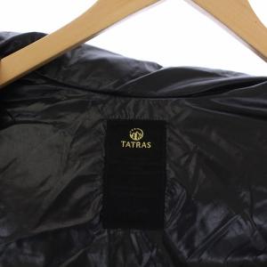 TATRAS KRAZ ダウンジャケット ジップアップ フード ナイロン 44 ブラック