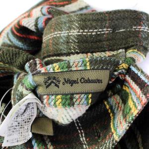 Nigel Cabourn シャツジャケット リバーシブル チェック 44 グリーン