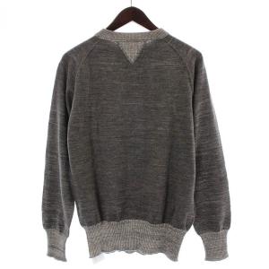 Nigel Cabourn ニット カットソー 長袖 ウール 46 グレー