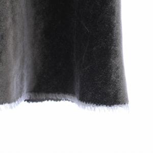 JURGEN LEHL フレアスカート ロング マキシ ベロア M グレー