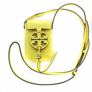 現行モデル ポシェット ショルダーバッグ ミニ レザー イエロー