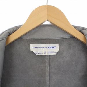 COMME des GARCONS SHIRT ヴィンテージ カウレザージャケット M グレー