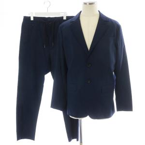 スーツ セットアップ テーラードジャケット テーパードパンツ シングル ジップフライ ネイビー