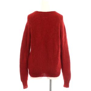 Ron Herman ニット モヘヤ セーター 長袖 S 赤 レッド