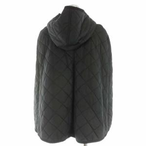 MACKINTOSH 中綿ジャケット ポンチョ キルティング フード 36 ブラック
