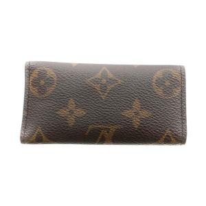 LOUIS VUITTON ミュルティクレ4 モノグラムキャンバス キーケース キーリング 4連 茶 ブラウン M69517