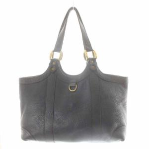 J&M DAVIDSON トートバッグ レザー 紺 ネイビー