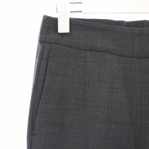 INCOTEX パンツ スラックス ジップフライ ウール 38 グレー