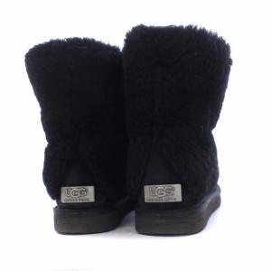 UGG australia W PATTEN ムートンショートブーツ US8 ブラック