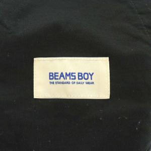 BEAMS BOY 21年製 フレアスカート ミモレ ロング キルティング 中綿 ブラック