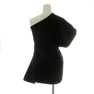 robe de chambre COMME des GARCONS AD2004 カットソー 長袖 変形 ウール ブラック