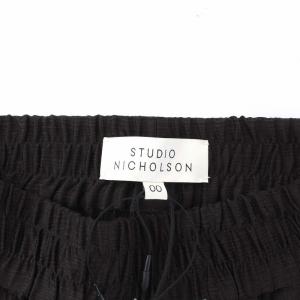 L'Appartement STUDIO NICHOLSON 22AW Wide Pants ワイドパンツ イージー ハイウエスト 茶 ブラウン タグ付き