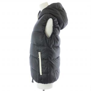 DUVETICA 14A FEBEDUE ダウンベスト ジップアップ フード ウール 42 XL グレー