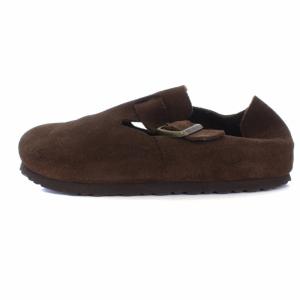 BIRKENSTOCK BOSTON ボストン サンダル シューズ ベルト スエード 38 ブラウン
